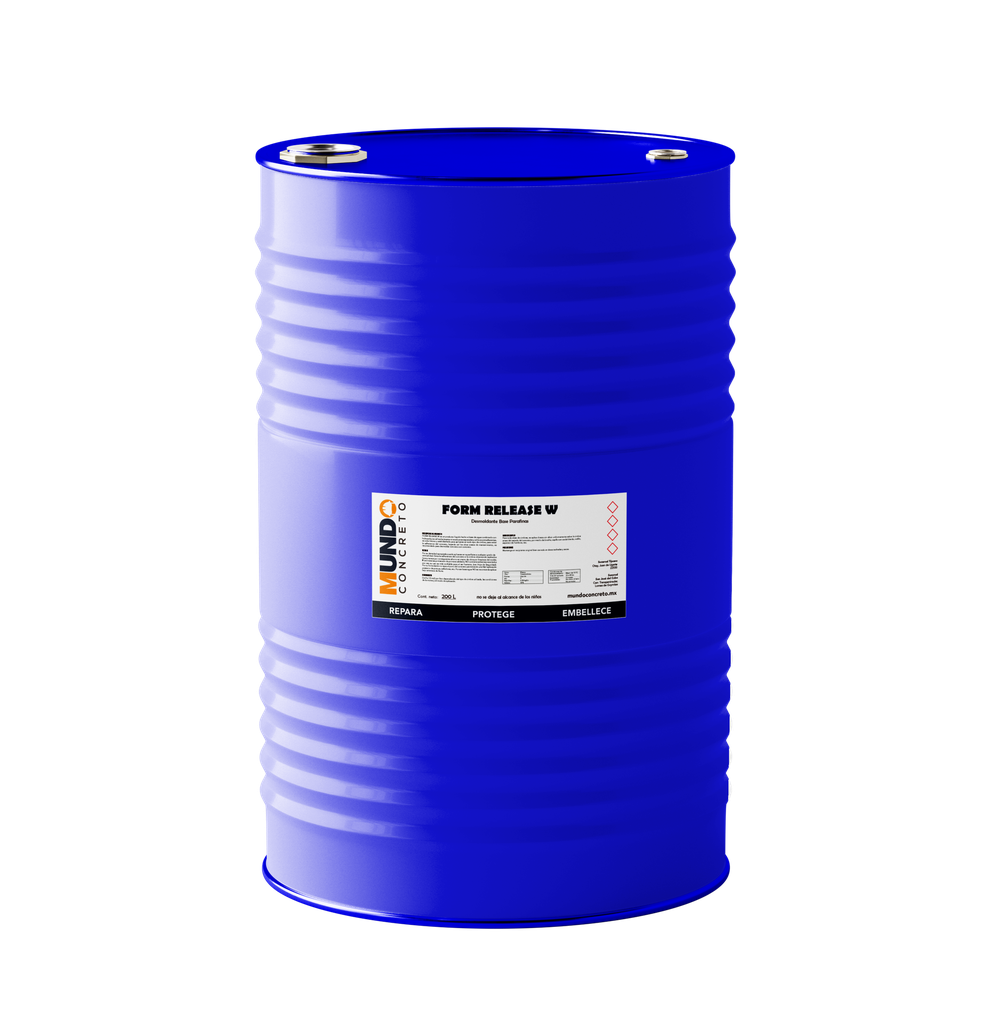VANTREX FORM RELEASE WB Desmoldante base agua / TAMBOR 200 LTS 